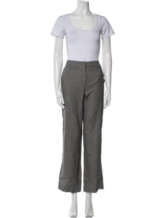 Max Mara Virgin Wool Printed Pantsuit