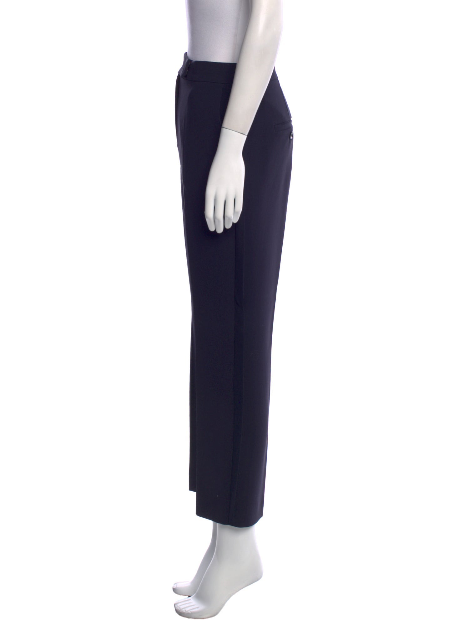 Max Mara Virgin Wool Straight Leg Pants