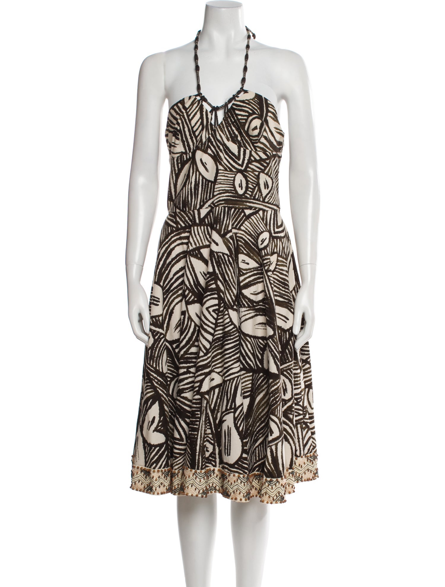 Max Mara Printed Mini Dress
