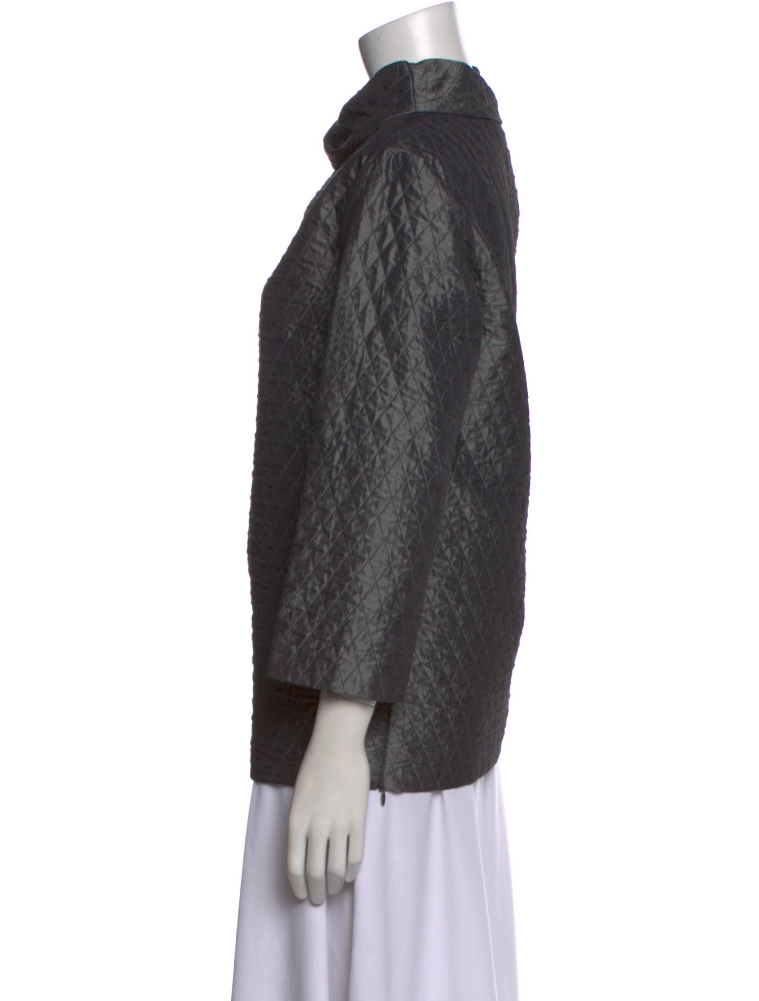 Max Mara Silk Cowl Neck Top