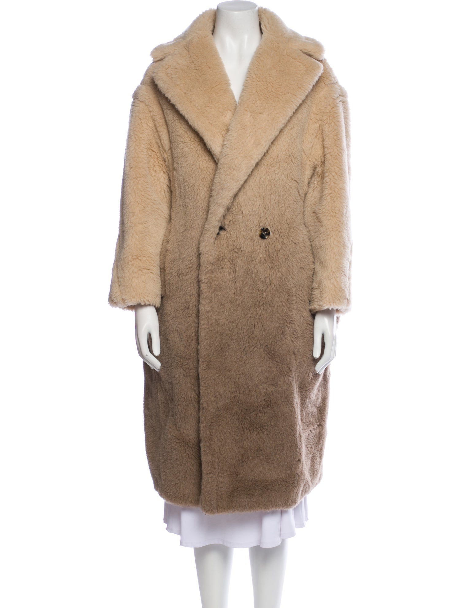 Max Mara Alpaca Fur Coat w/ Tags