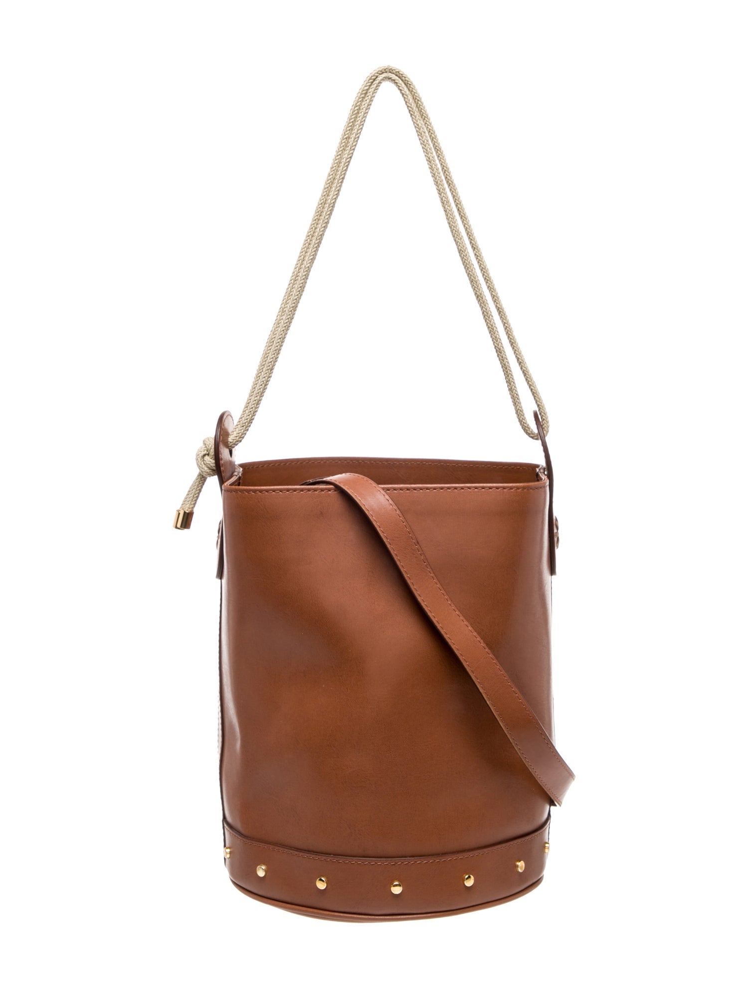 Max Mara Leather Bucket Bag