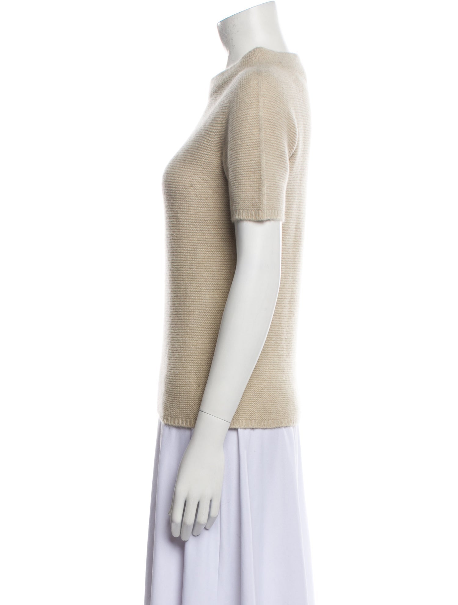 Max Mara Cashmere Mock Neck Sweater