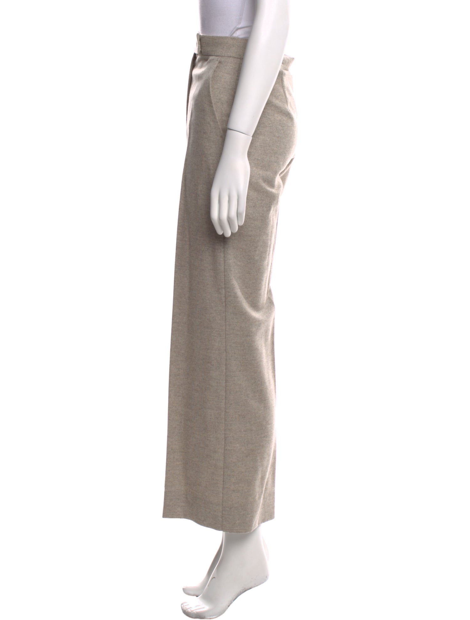 Max Mara Virgin Wool Wide Leg Pants