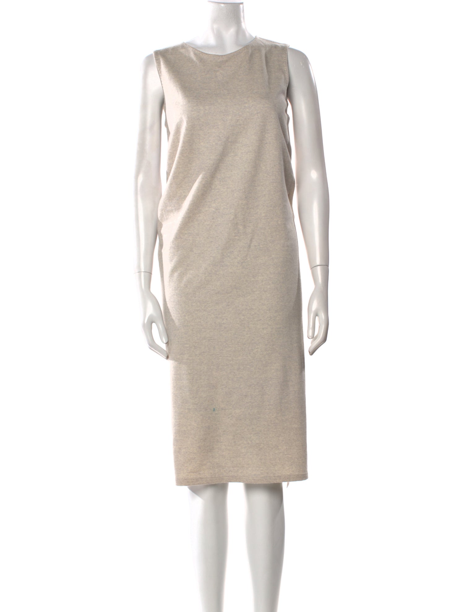 Max Mara Bateau Neckline Midi Length Dress