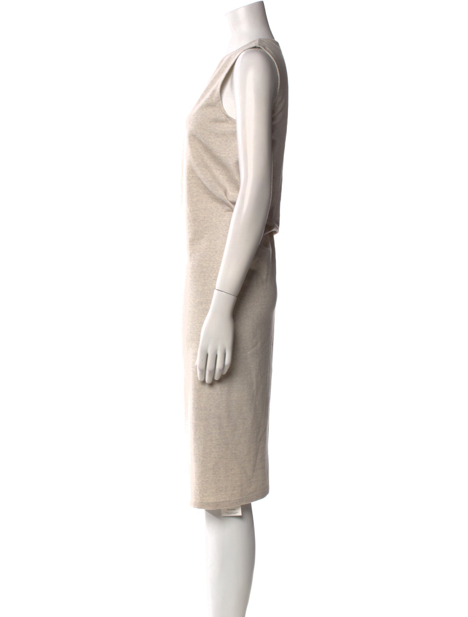 Max Mara Bateau Neckline Midi Length Dress