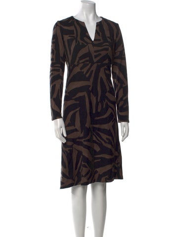 Max Mara Dresses Wool Knee-Length Dress L