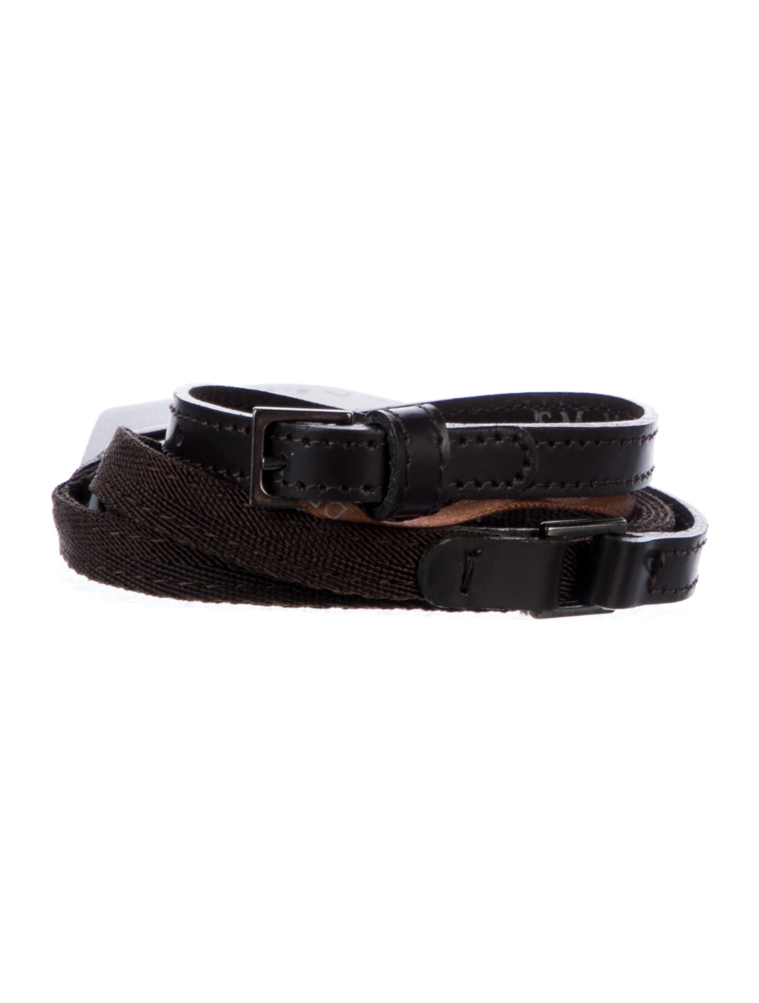 Max Mara Skinny Leather Belt w/ Tags