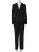 Max Mara Virgin Wool Striped Pantsuit