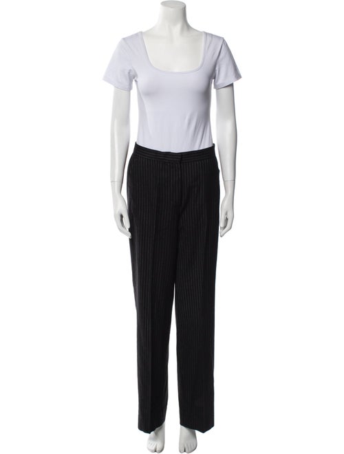 Max Mara Virgin Wool Striped Pantsuit