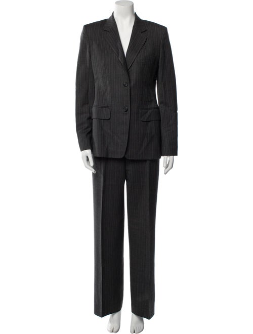 Max Mara Virgin Wool Striped Pantsuit