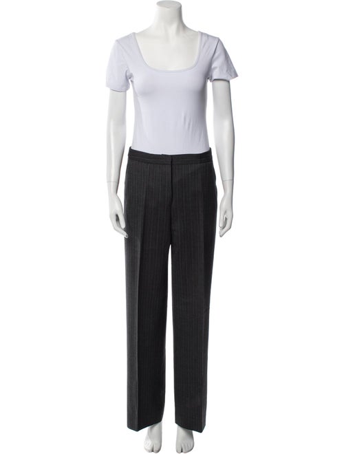 Max Mara Virgin Wool Striped Pantsuit