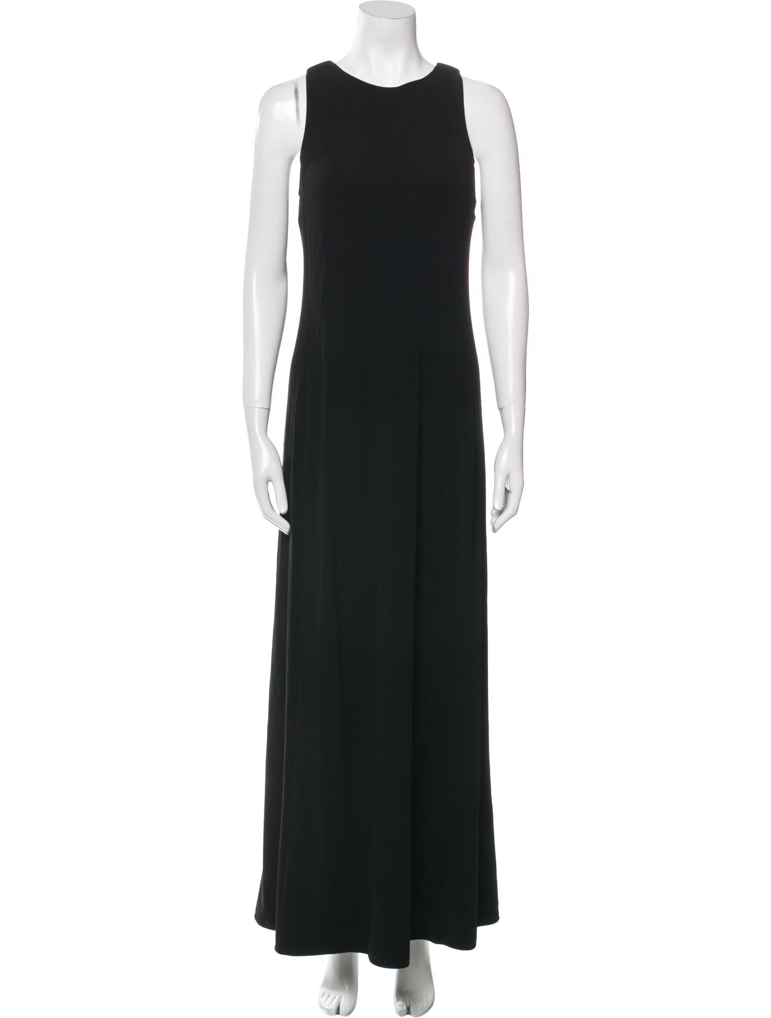 Max Mara Crew Neck Long Dress