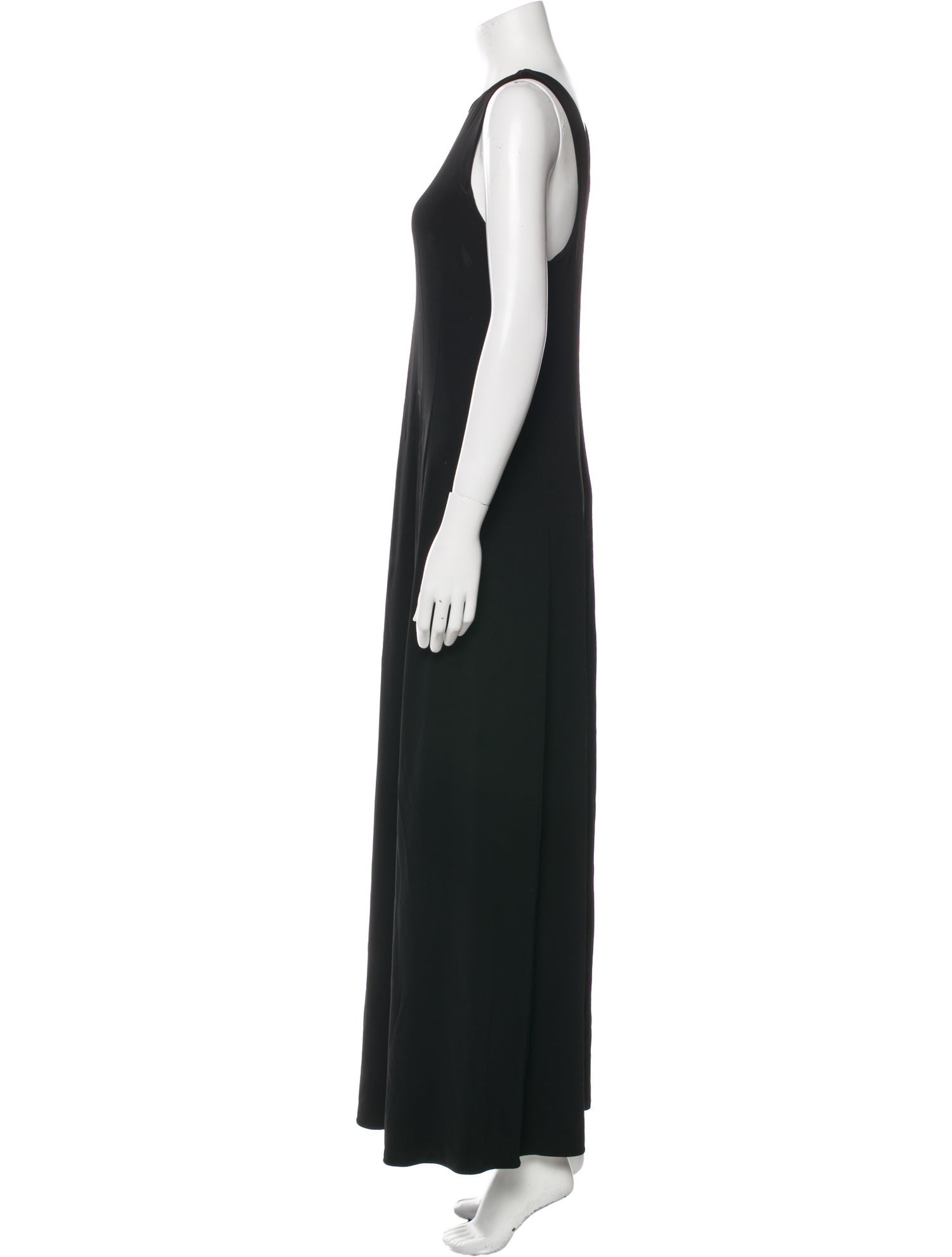 Max Mara Crew Neck Long Dress