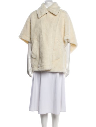 Max Mara Tebe1 Alpaca Faux Fur Jacket