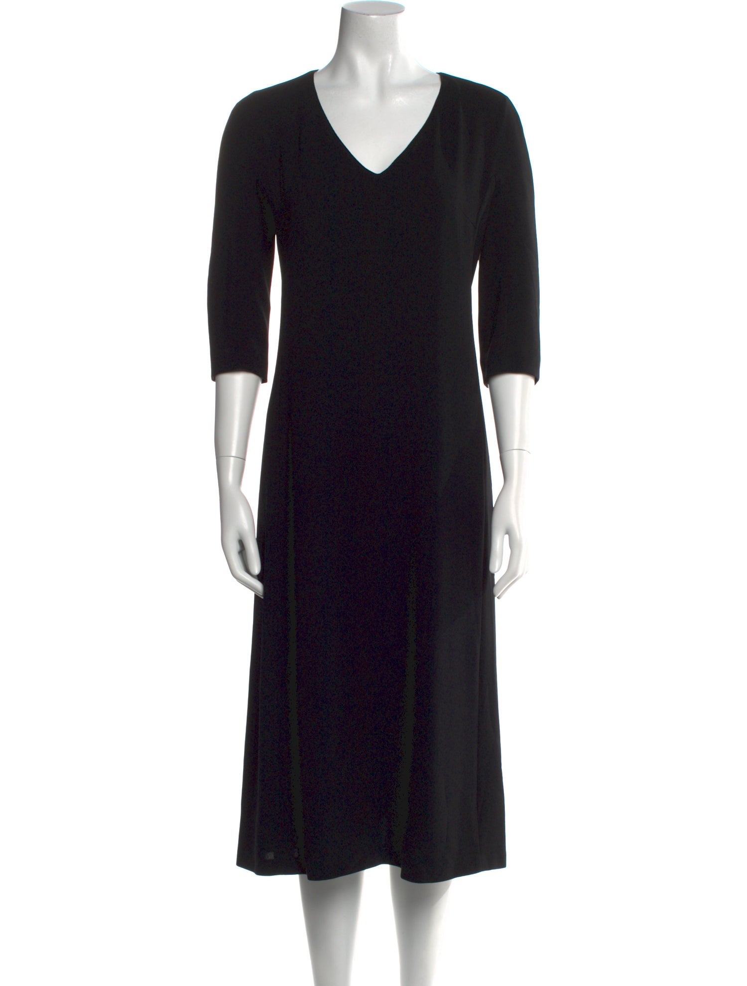 Max Mara V-Neck Midi Length Dress