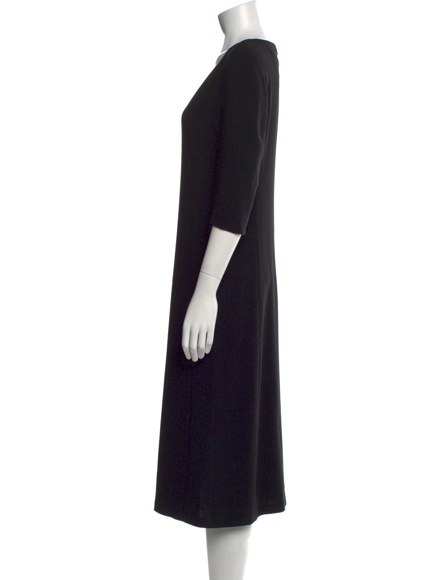 Max Mara V-Neck Midi Length Dress