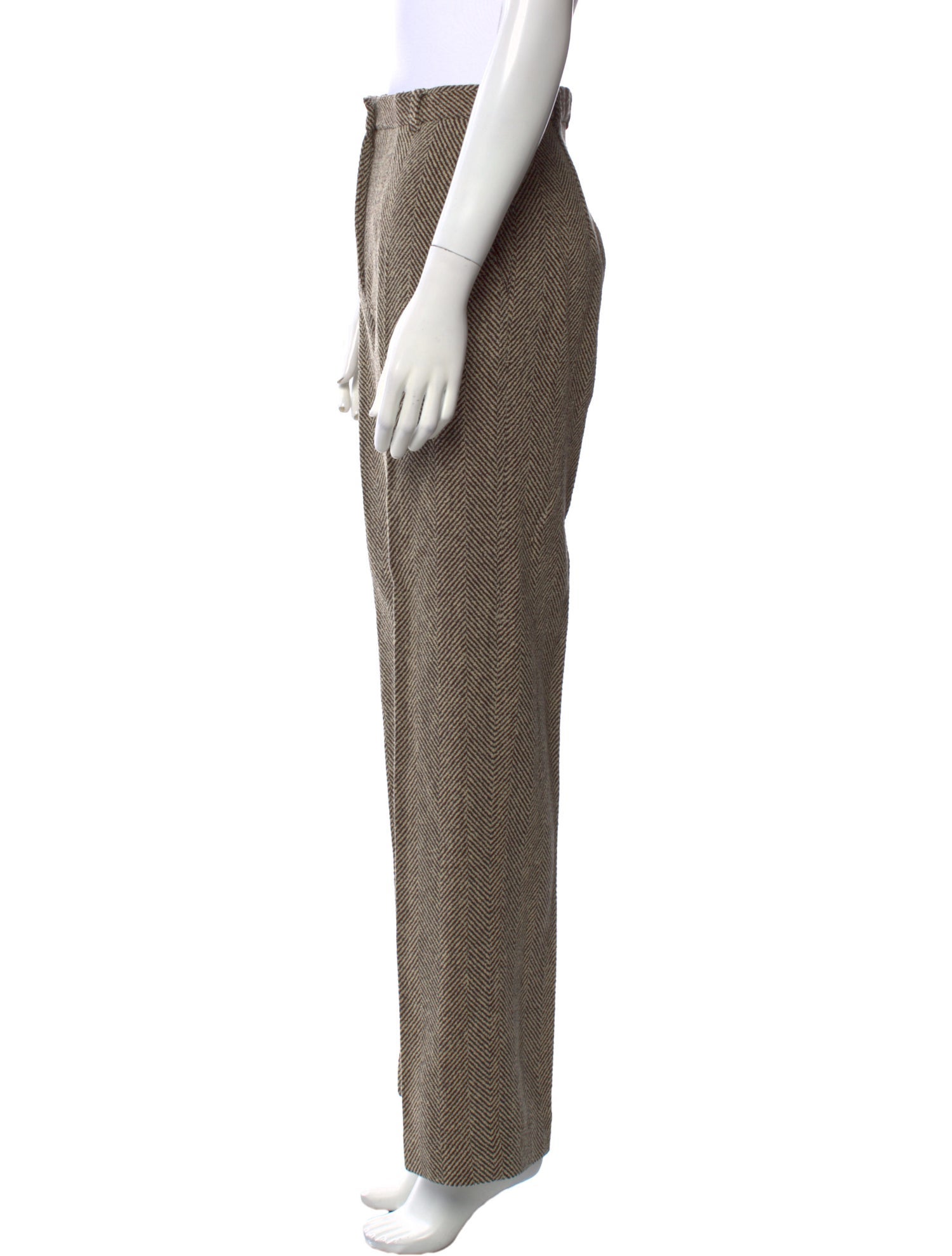Max Mara Virgin Wool Wide Leg Pants