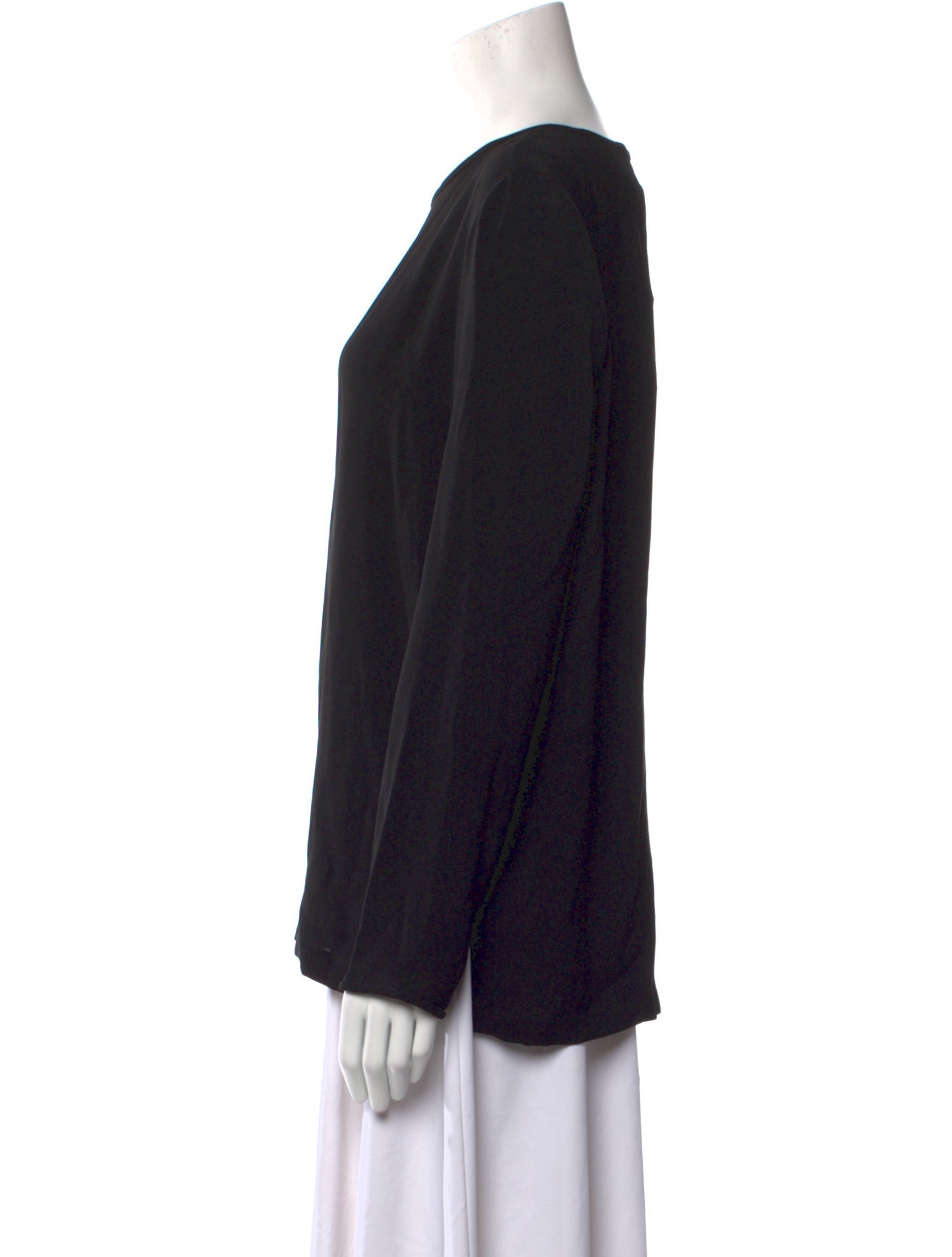 Max Mara Virgin Wool Scoop Neck Blouse w/ Tags