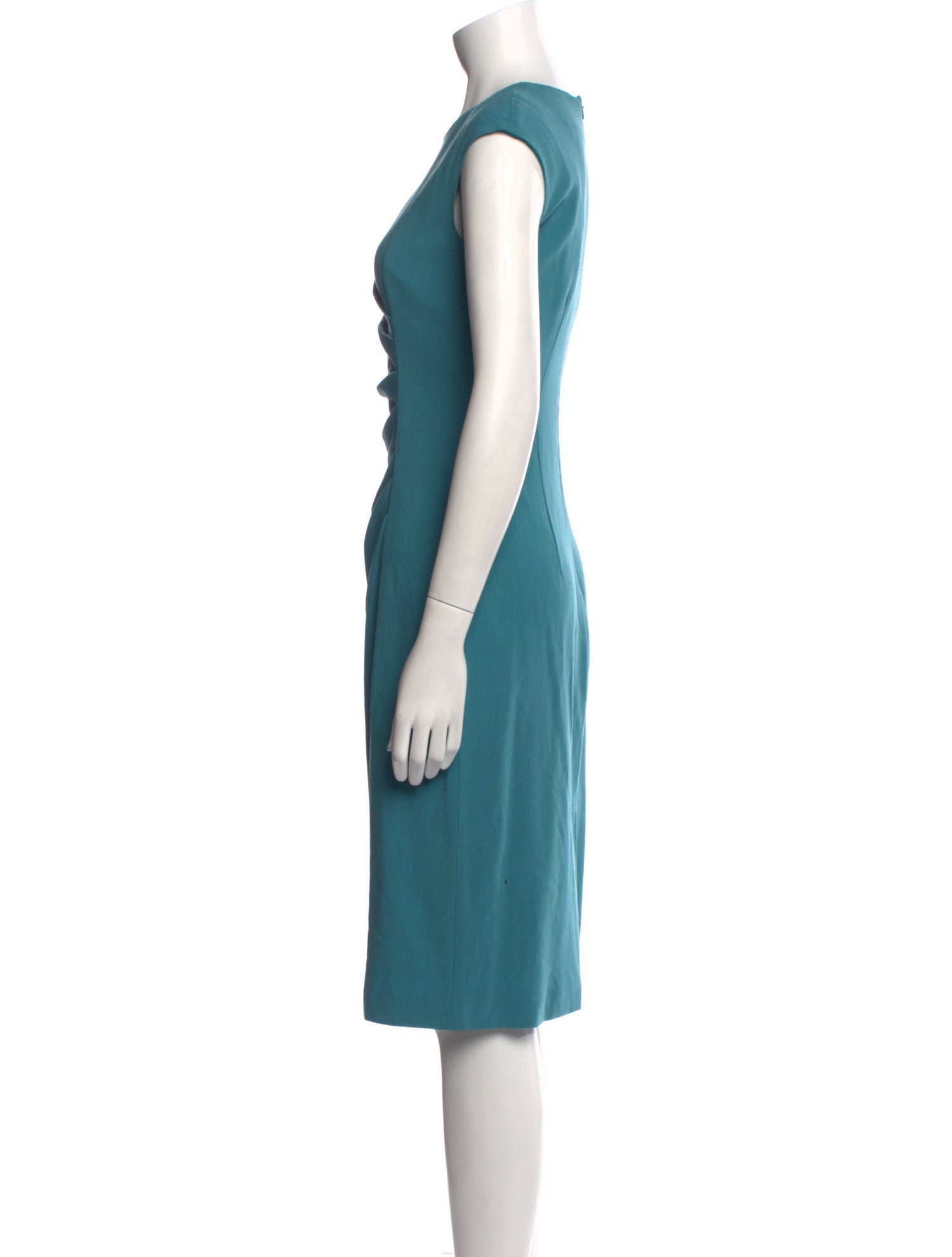 Max Mara Virgin Wool Midi Length Dress