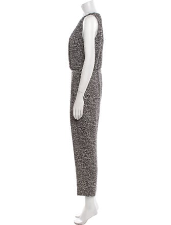 Max Mara Printed Scoop Neck Jumpsuit
