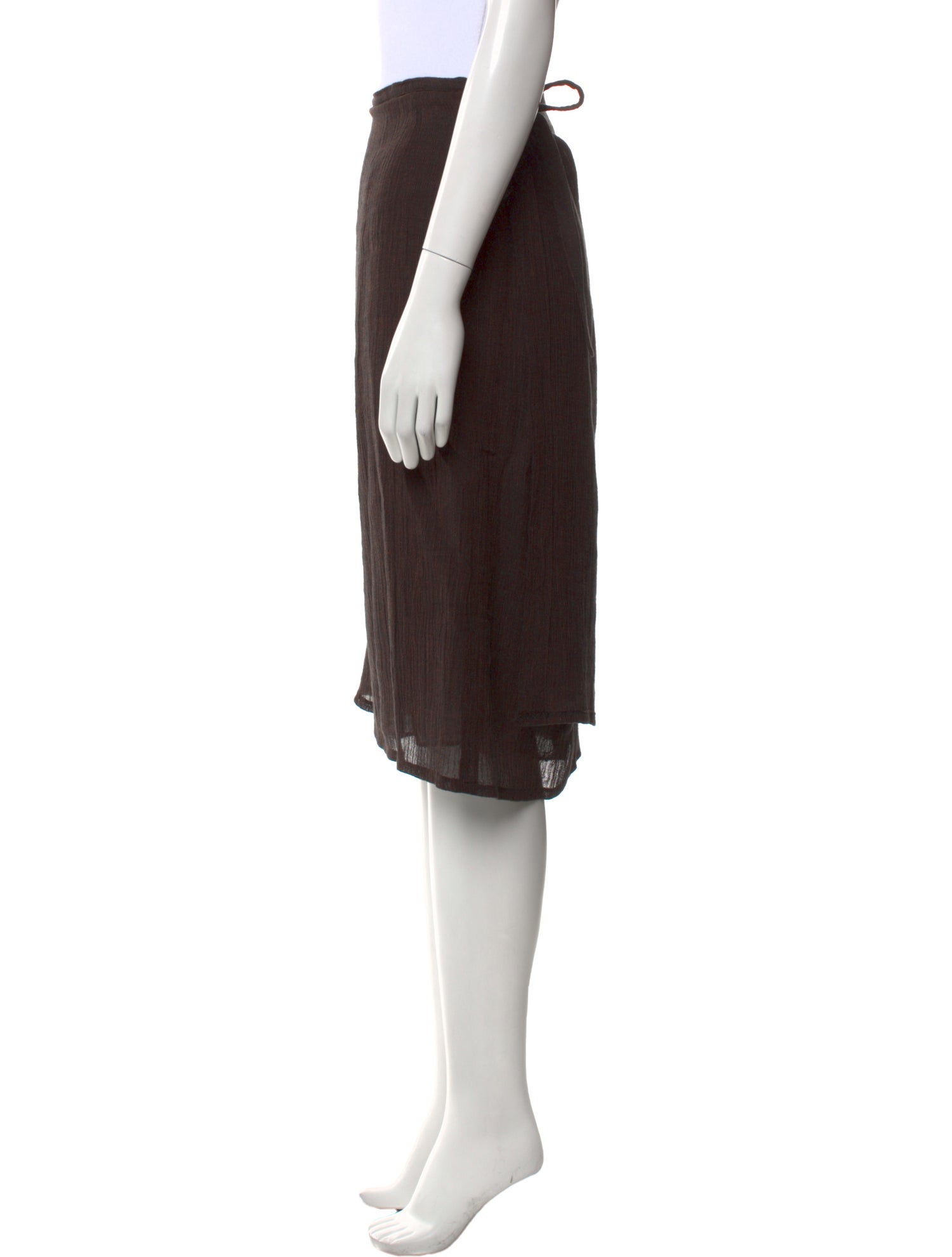 Max Mara Linen Knee-Length Skirt