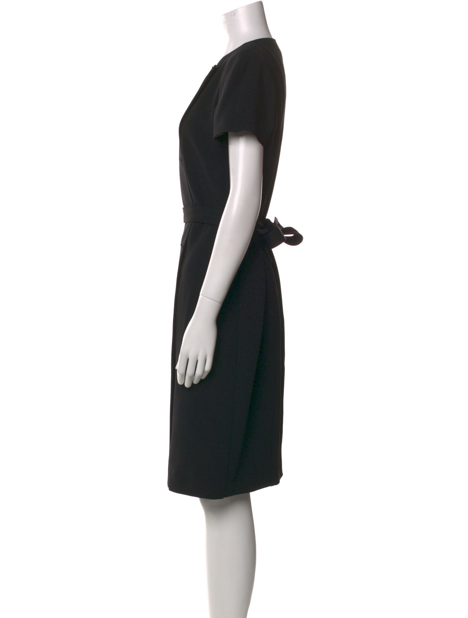 Max Mara Virgin Wool Midi Length Dress
