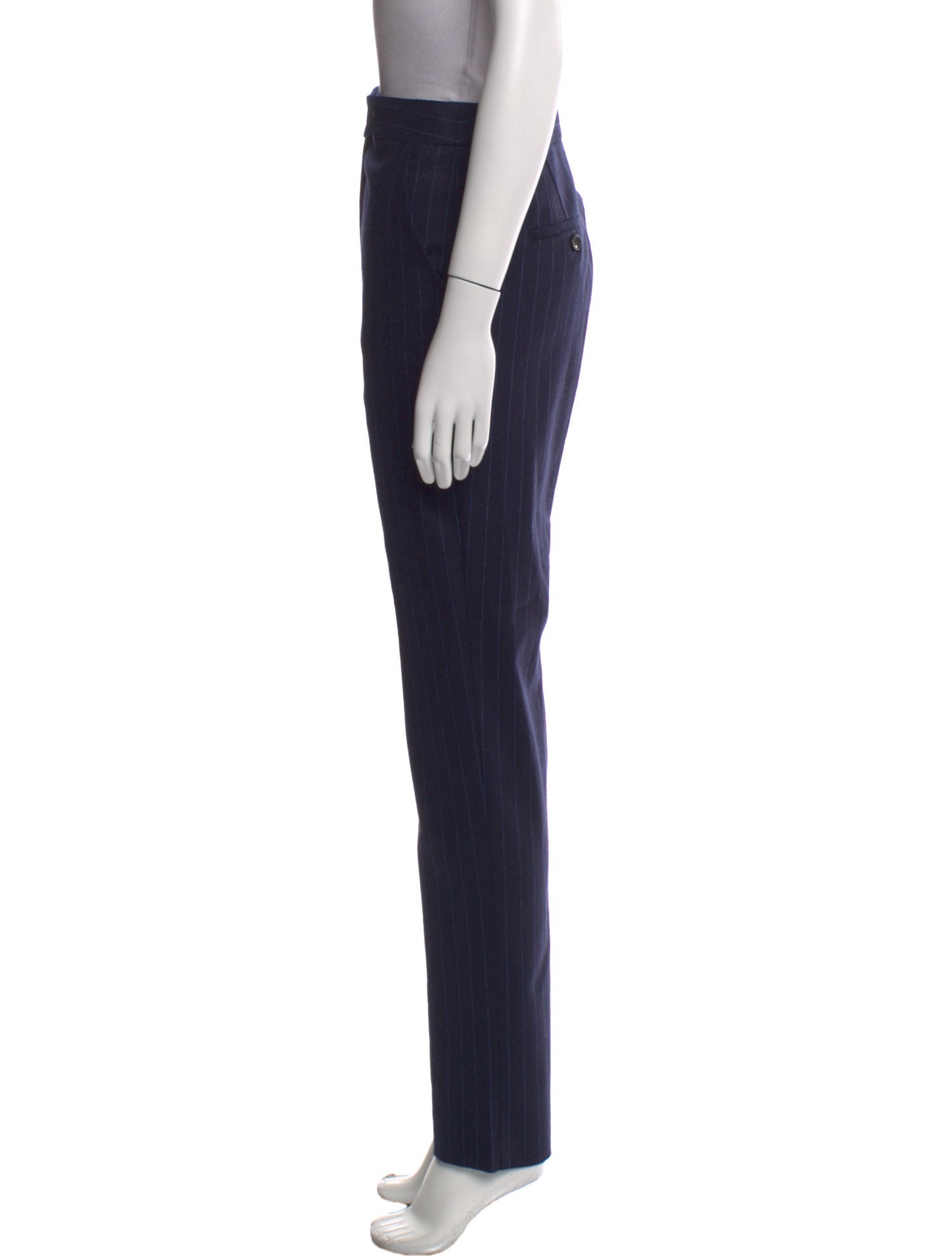 Max Mara Virgin Wool Straight Leg Pants
