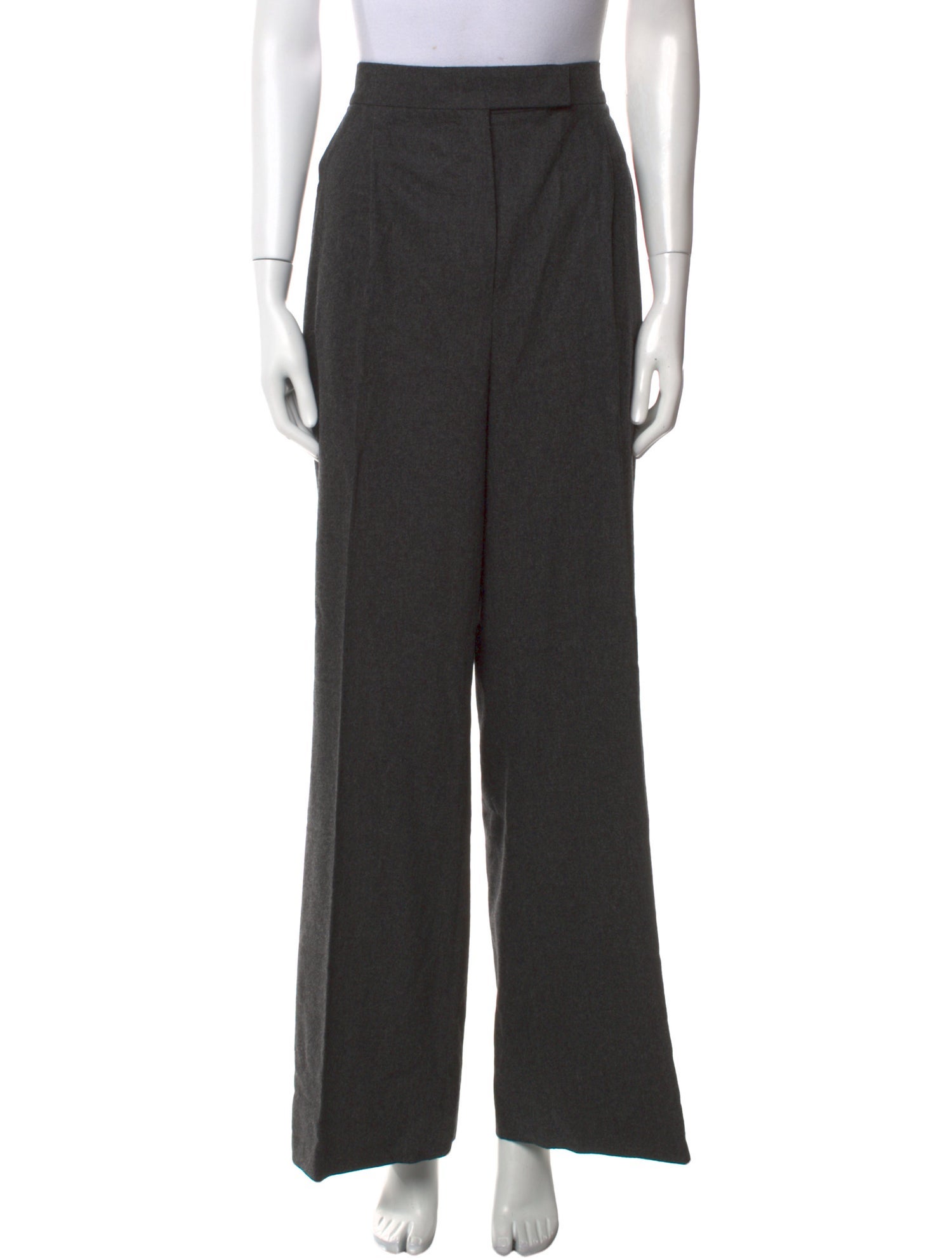 Max Mara Virgin Wool Wide Leg Pants