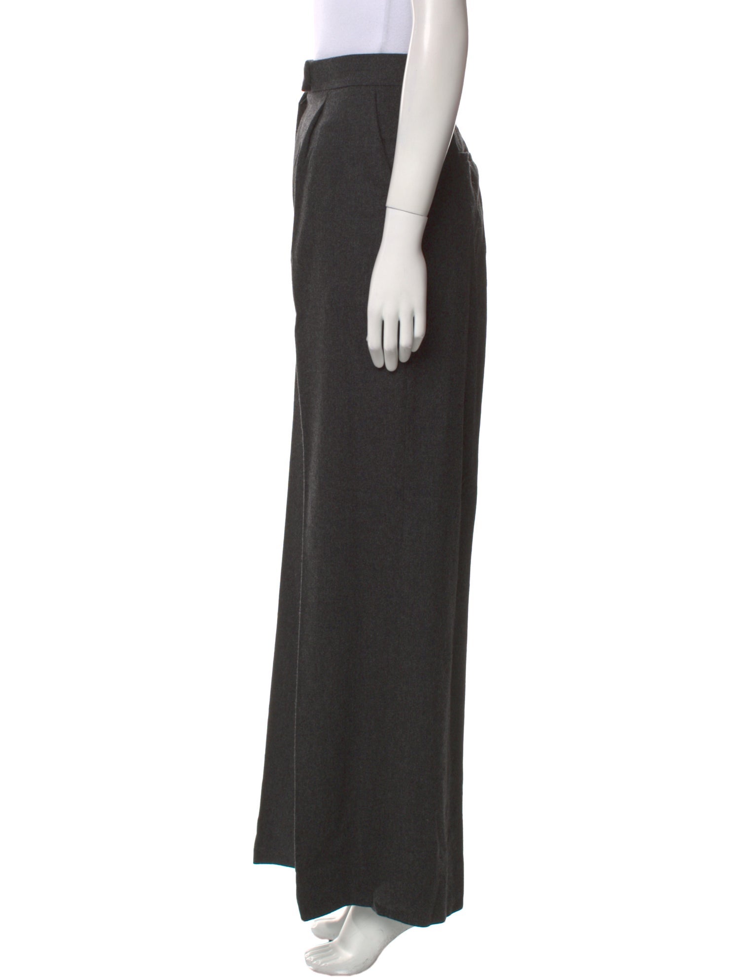 Max Mara Virgin Wool Wide Leg Pants