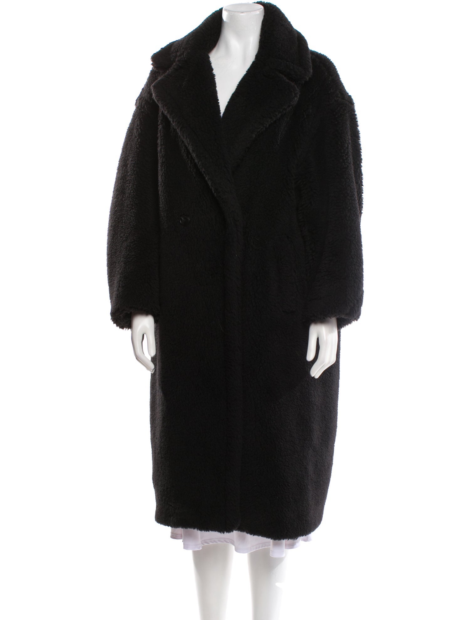 Max Mara Alpaca Faux Fur Coat