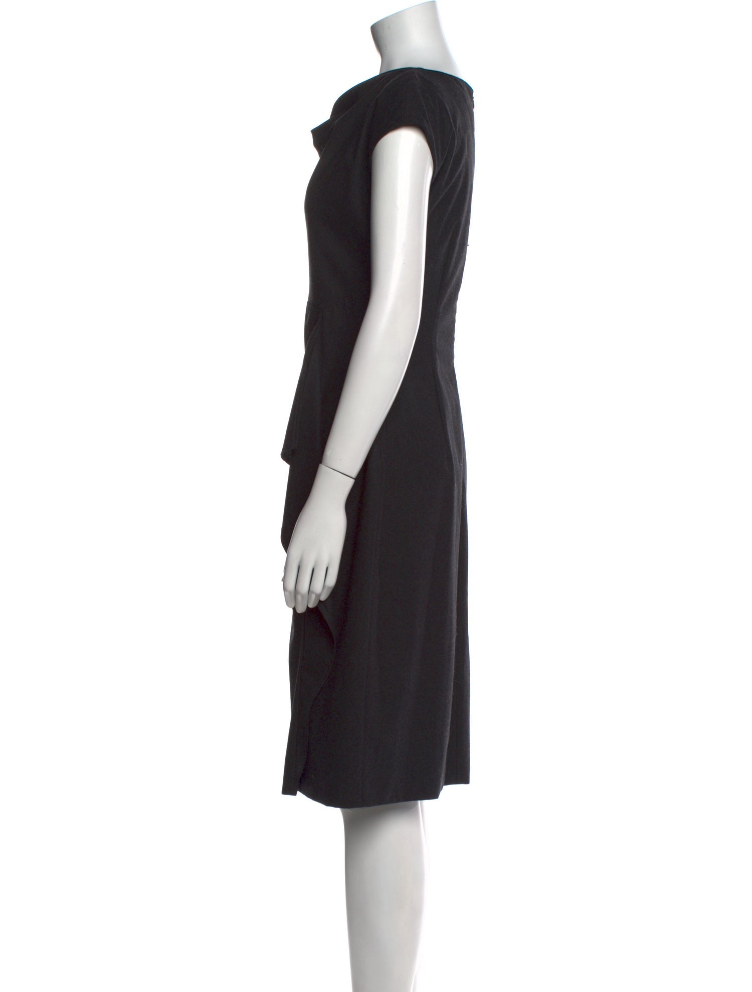 Max Mara Virgin Wool Midi Length Dress