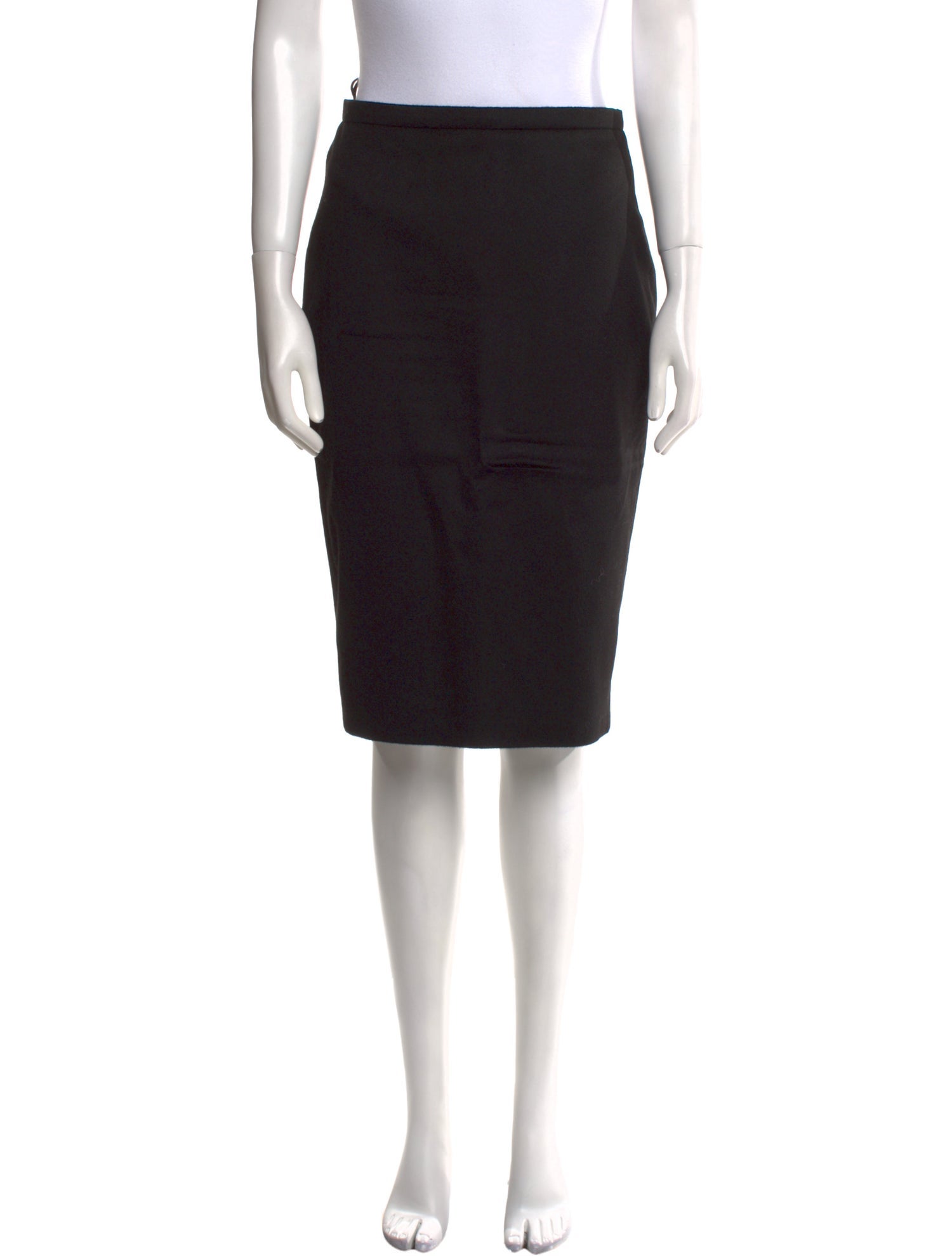 Max Mara Camel Hair Knee-Length Skirt