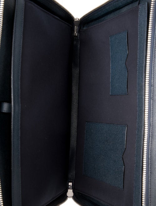 Valextra Leather Top Handle Bag