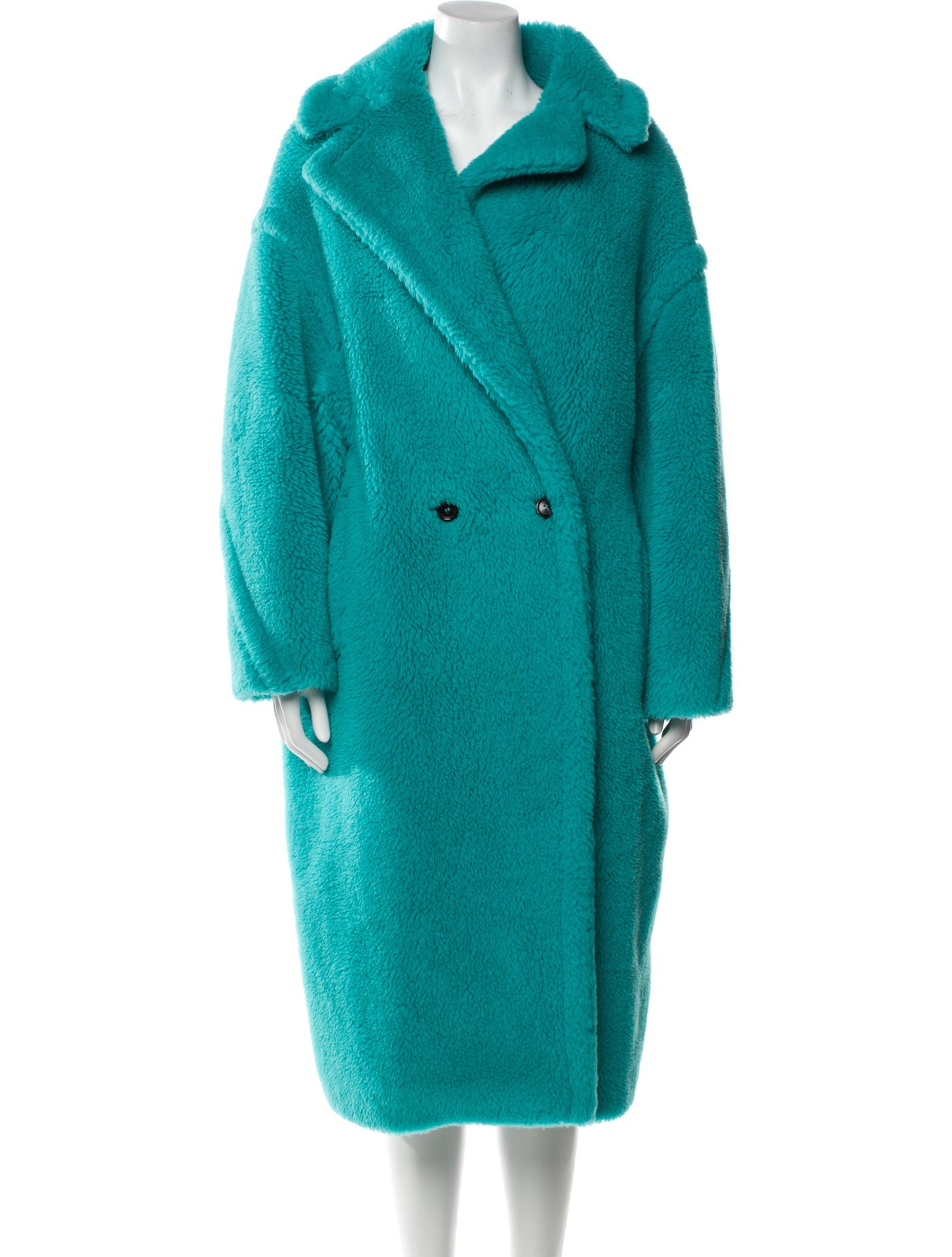 Max Mara Alpaca Faux Fur Coat