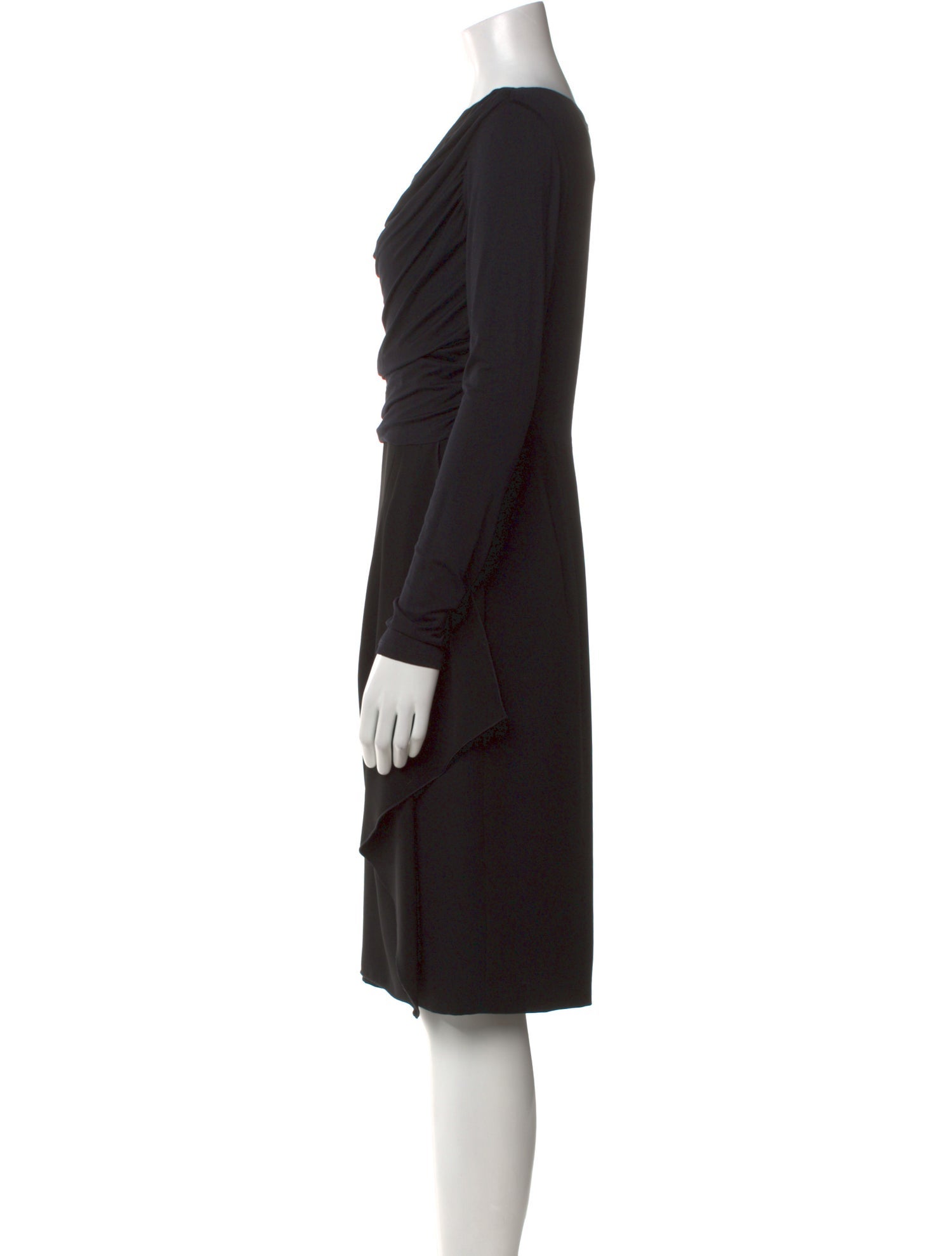 Max Mara Cowl Neck Knee-Length Dress