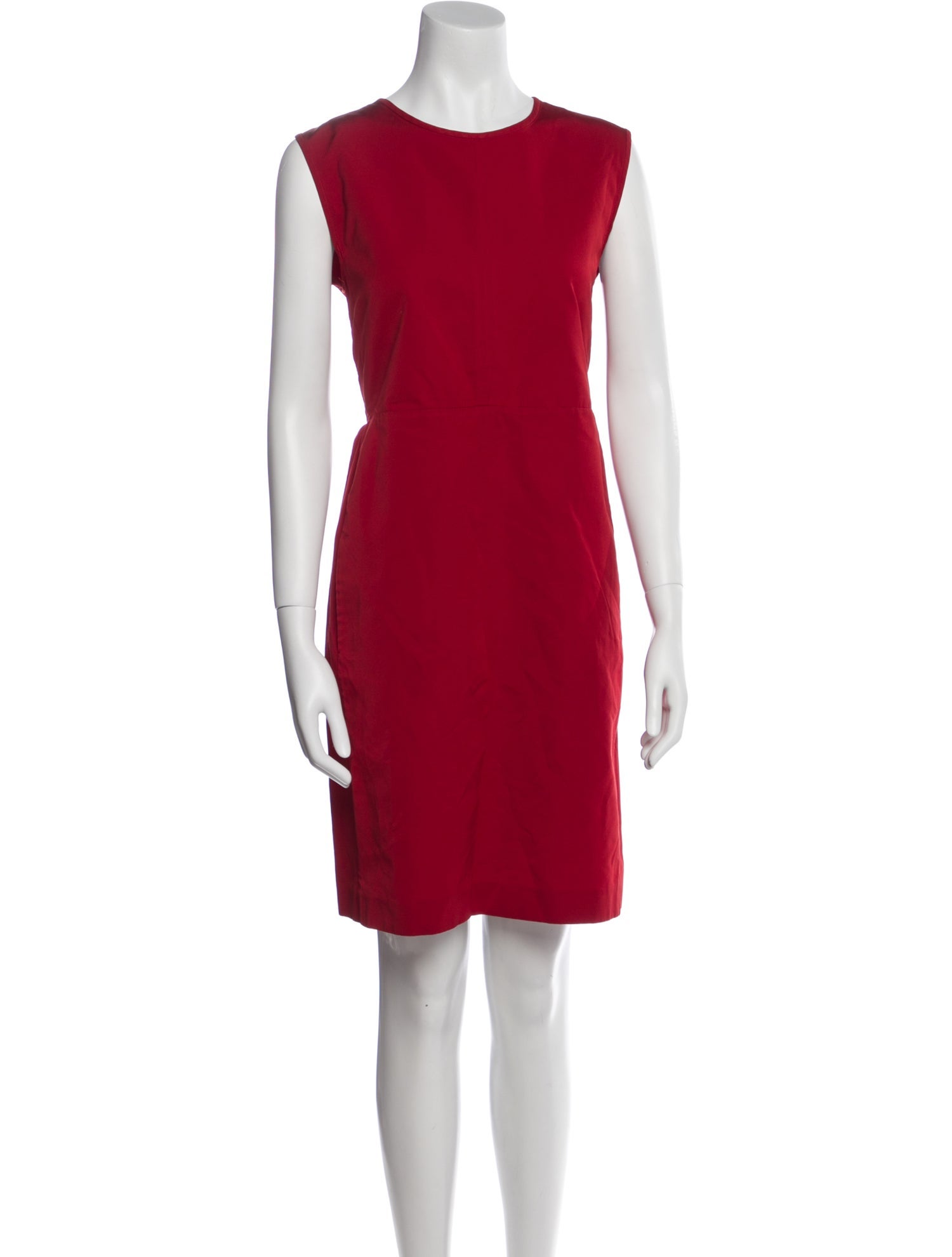 Max Mara Crew Neck Knee-Length Dress
