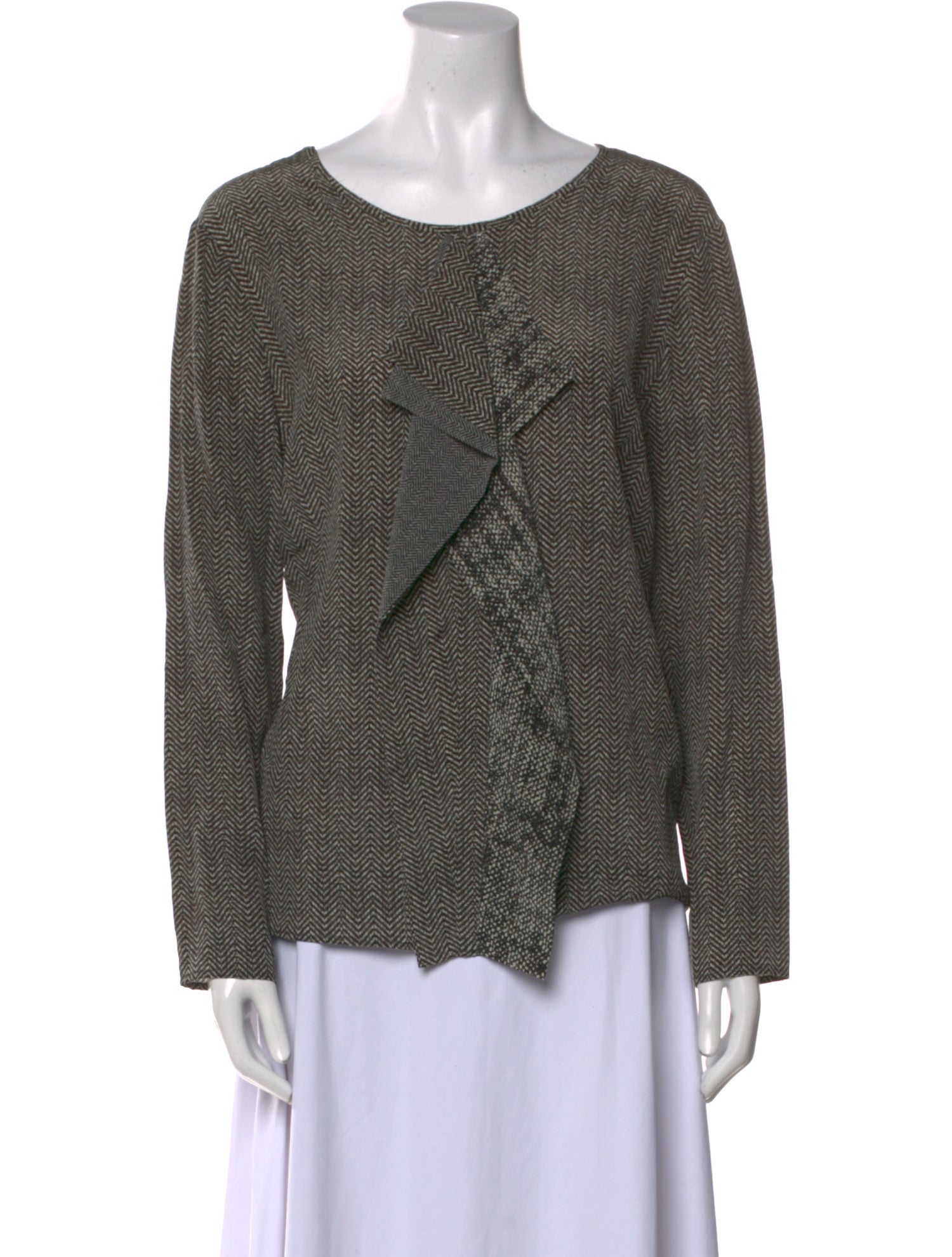 Max Mara Silk Printed Sweatshirt