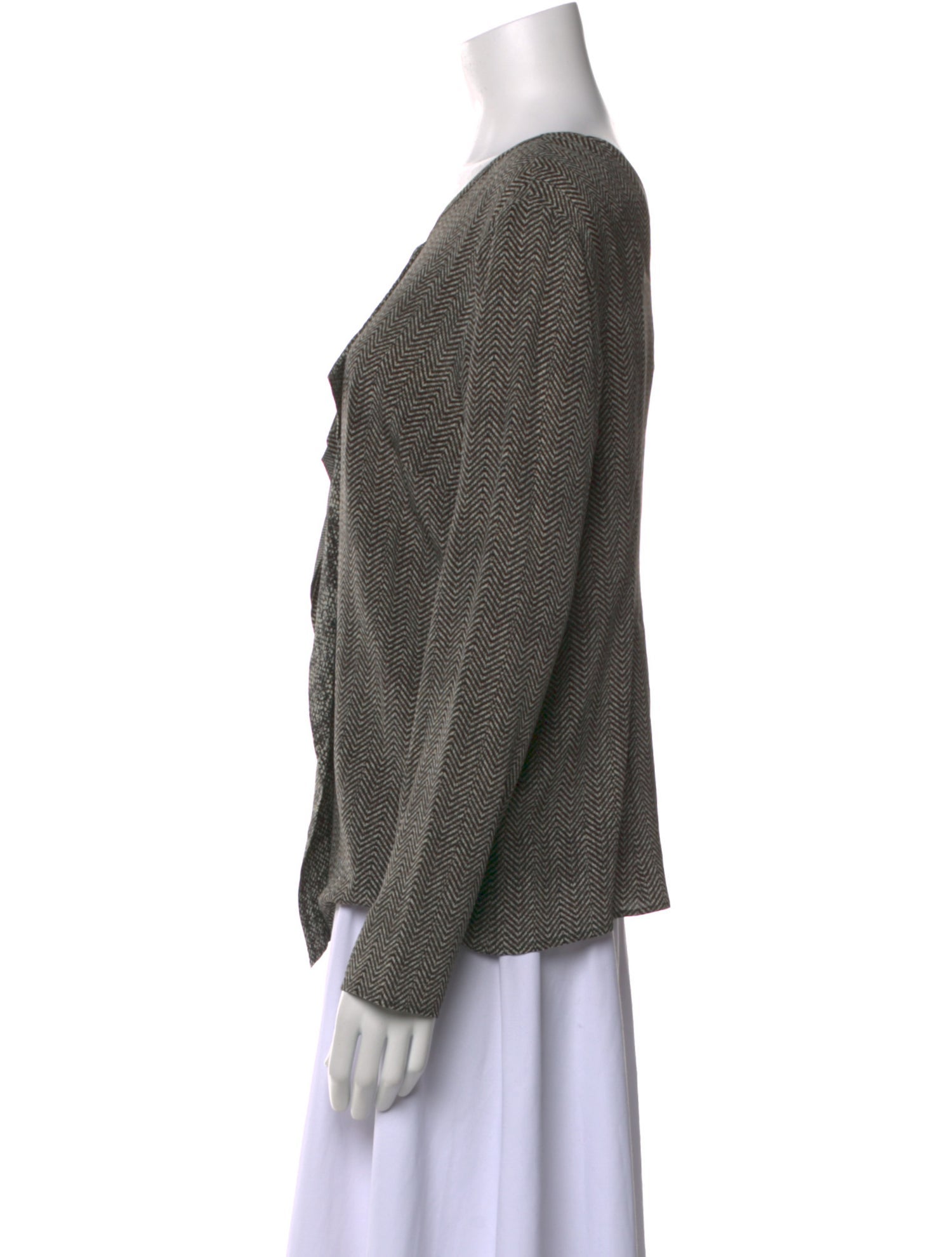 Max Mara Silk Printed Sweatshirt