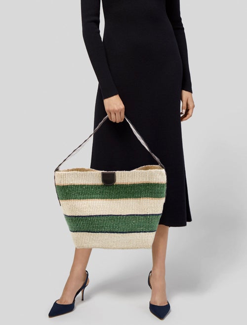 Max Mara Raffia Shoulder Bag