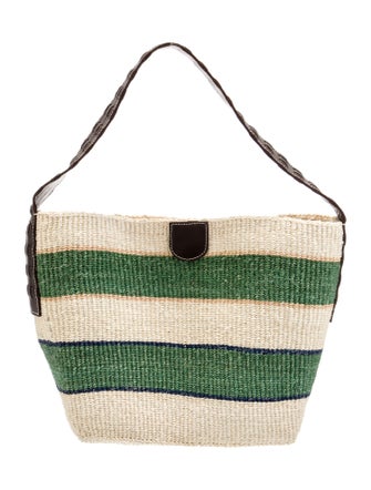 Max Mara Raffia Shoulder Bag