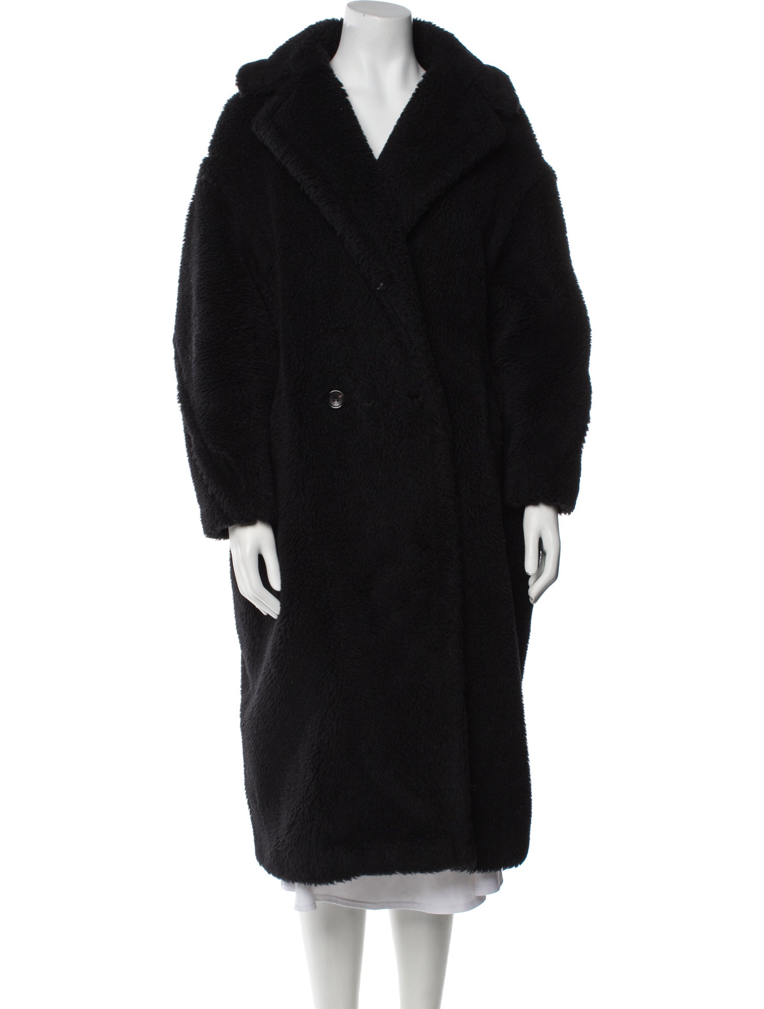 Max Mara Alpaca Faux Fur Coat