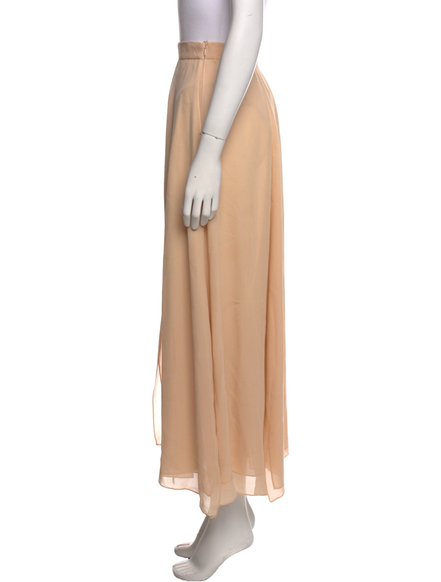 Max Mara Silk Midi Length Skirt