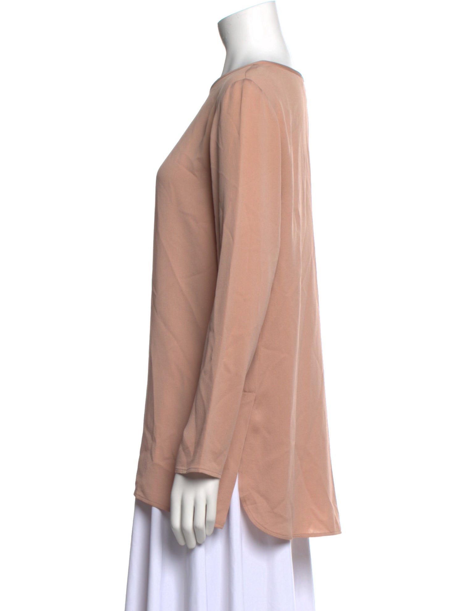 Max Mara Silk One-Shoulder Blouse