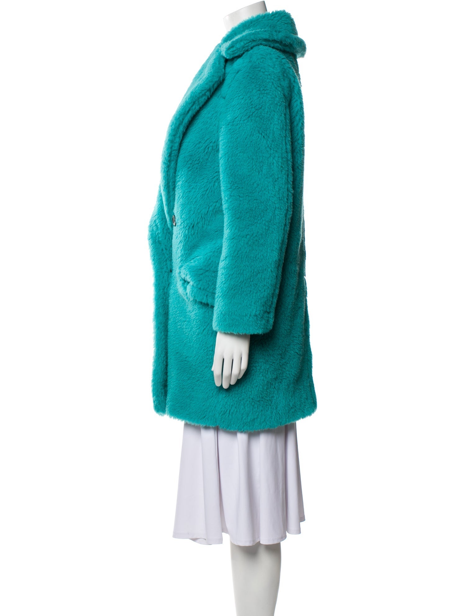 Max Mara Alpaca Faux Fur Coat