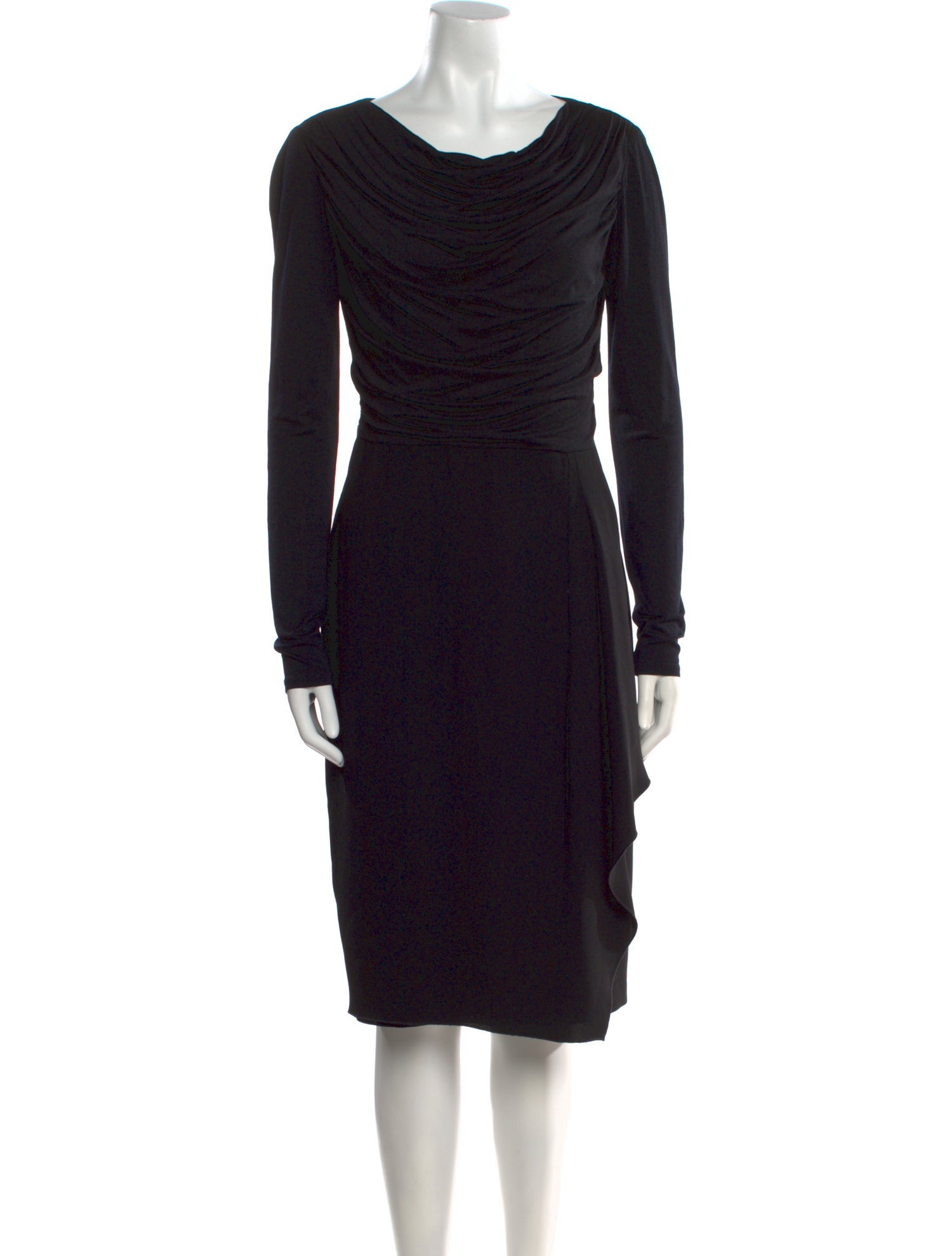 Max Mara Virgin Wool Knee-Length Dress