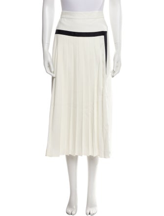 Max Mara Colorblock Pattern Midi Length Skirt