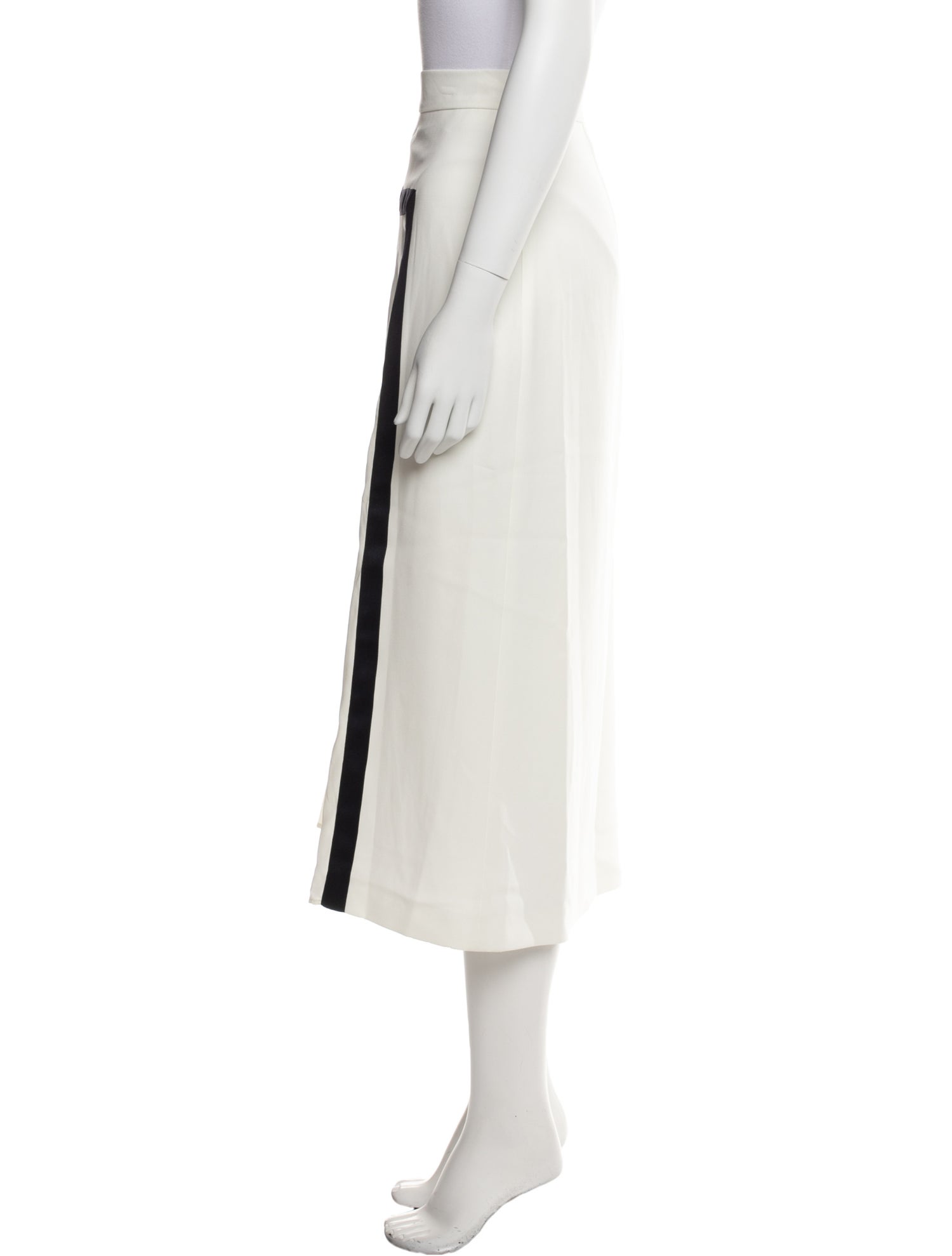 Max Mara Colorblock Pattern Midi Length Skirt