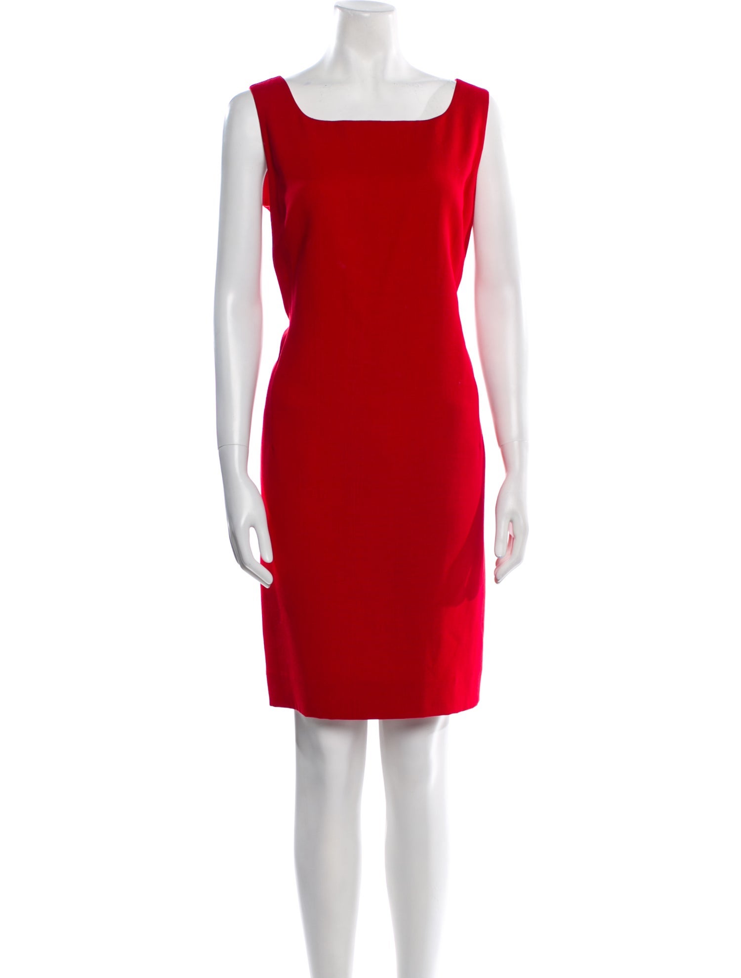 Max Mara Virgin Wool Knee-Length Dress