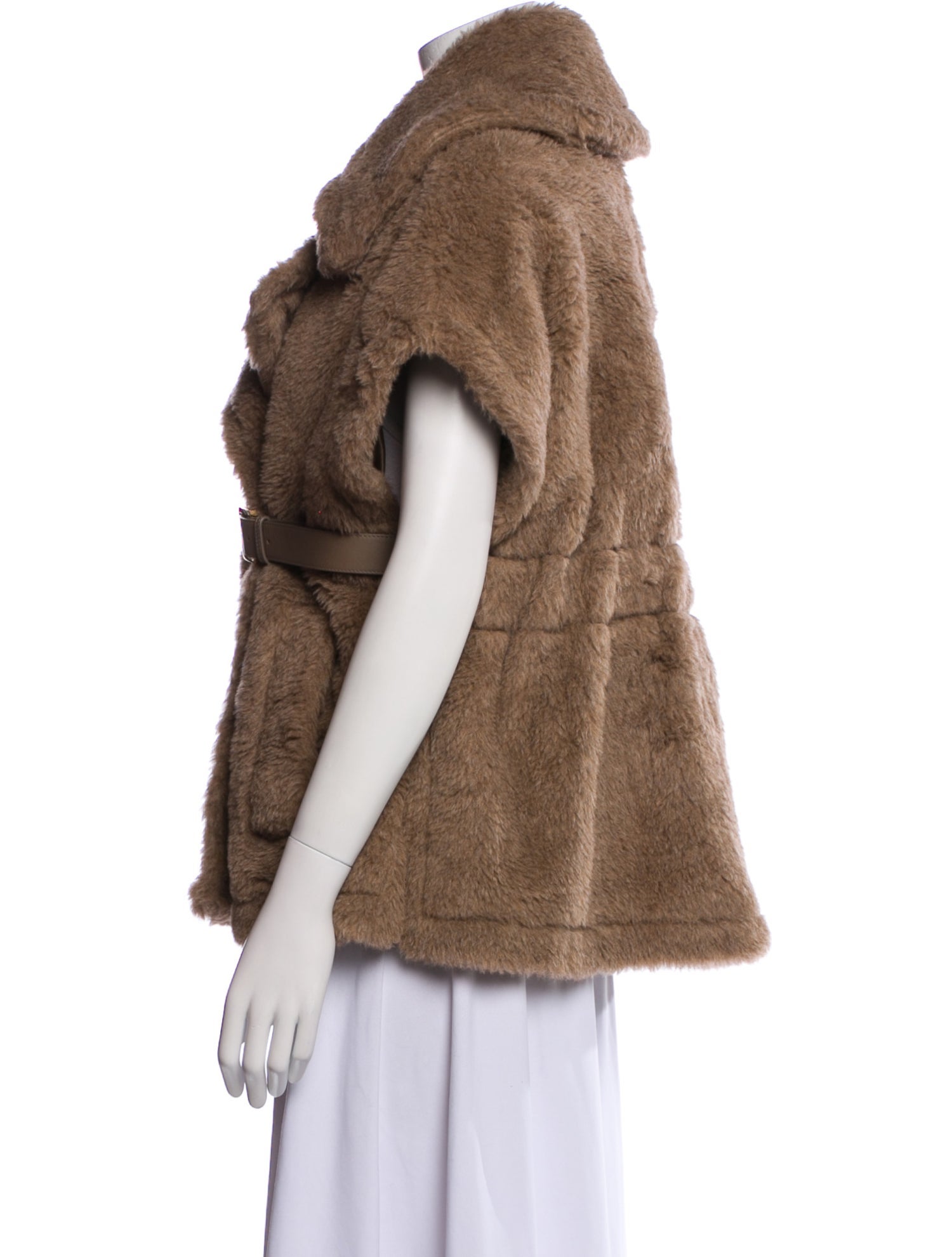 Max Mara Alpaca Faux Fur Jacket